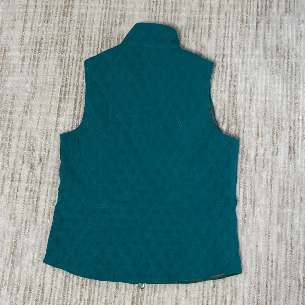 Nomadic Traders Teal/Turquoise Quilted Women's Vest Size Small Outerwear Hiking - Picture 7 of 7